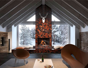 Jasper Brown Obsidian Gemstone Saloon Design