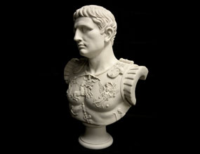 Marble Bust Of Augustus Caesar