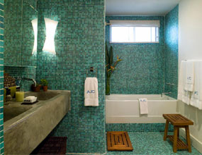 Customized Design Green Glass Mosaic For Mural Decor