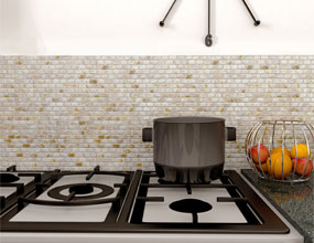 Shell Mosaic Tile 1 Natural Color Mother of Pearl Wall Backsplash