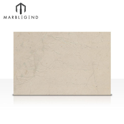 Natural Polished Bursa Beige Marble Floor Tiles Light Beige Marble Slabs