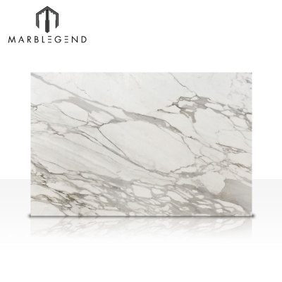 Style Selections Italy Calacatta Vagli Oro White marble Floor and Wall Tile