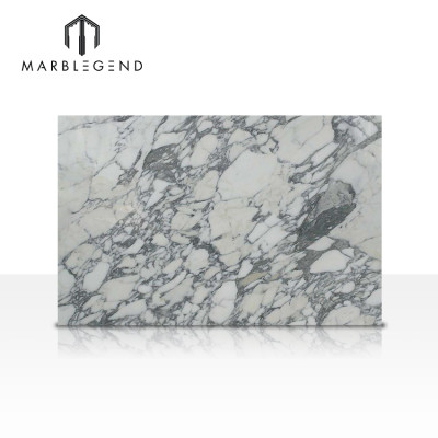 Italy Arabescato white Marble Slabs with light grey veins