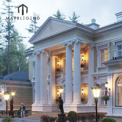 Baroque architecture element decoration material natural stone pediment