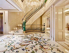 Wall Marble Waterjet Decoration