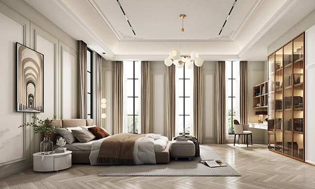 Minimalist Style  Master Bedroom Design