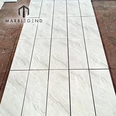 Wholesale Polished hotel Marble Manufacturer 10mm Milano White Bathroom Marble Tiles